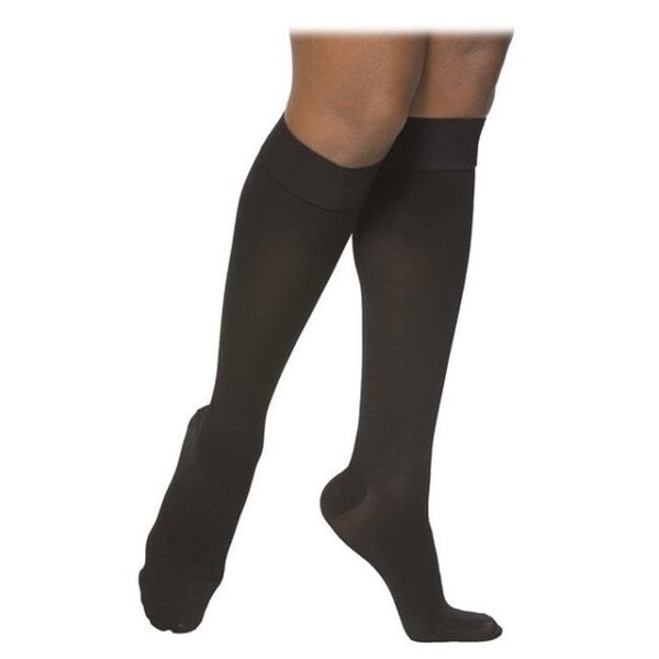 Sigvaris Sigvaris Select Comfort 863CLSW99 30-40 mmHg Womens Calf; Large; Short - Black 863CLSW99 - main